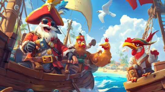 Découvrez le jeu de casino en ligne à thème pirate avec des poulets